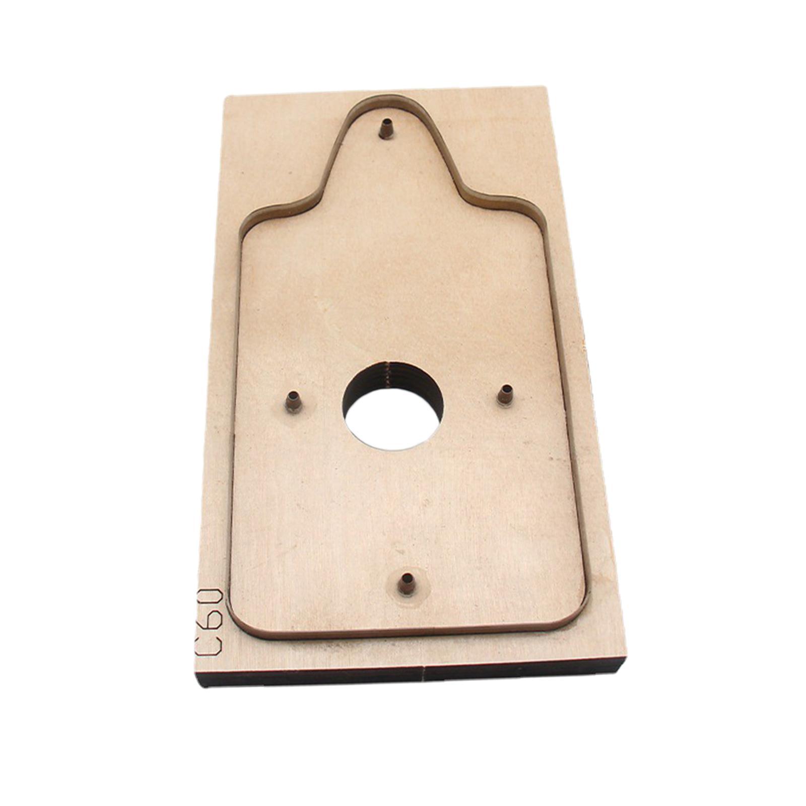 Leather Wallet Template Wallet Die Cutting  Wooden Folded Cardholder DIY Leather Wallet Making Die Leather Craft Card Bag Templates