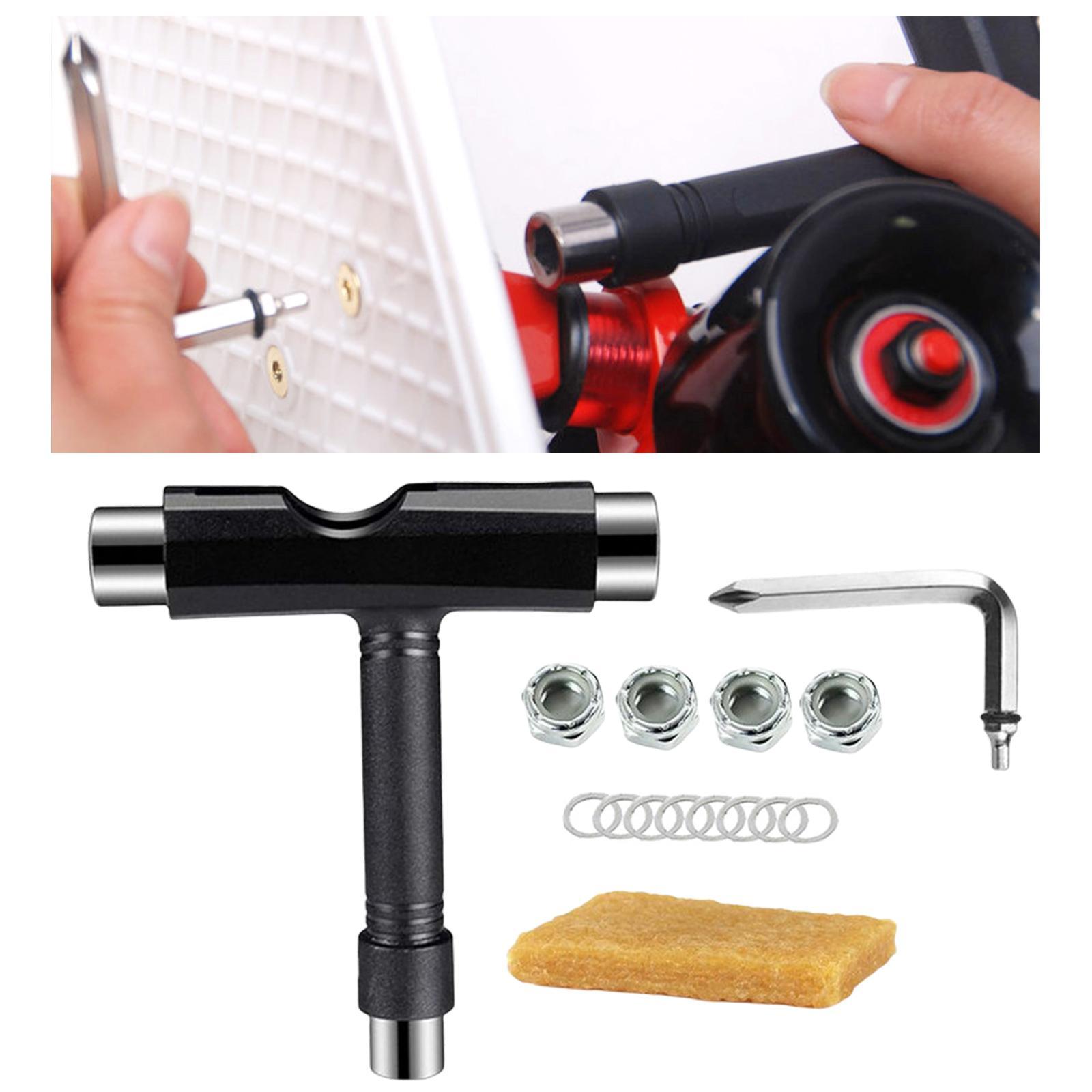 Skateboard Spanner T Wrench Change Skate Wheels Hexagon Roller Skate Tool