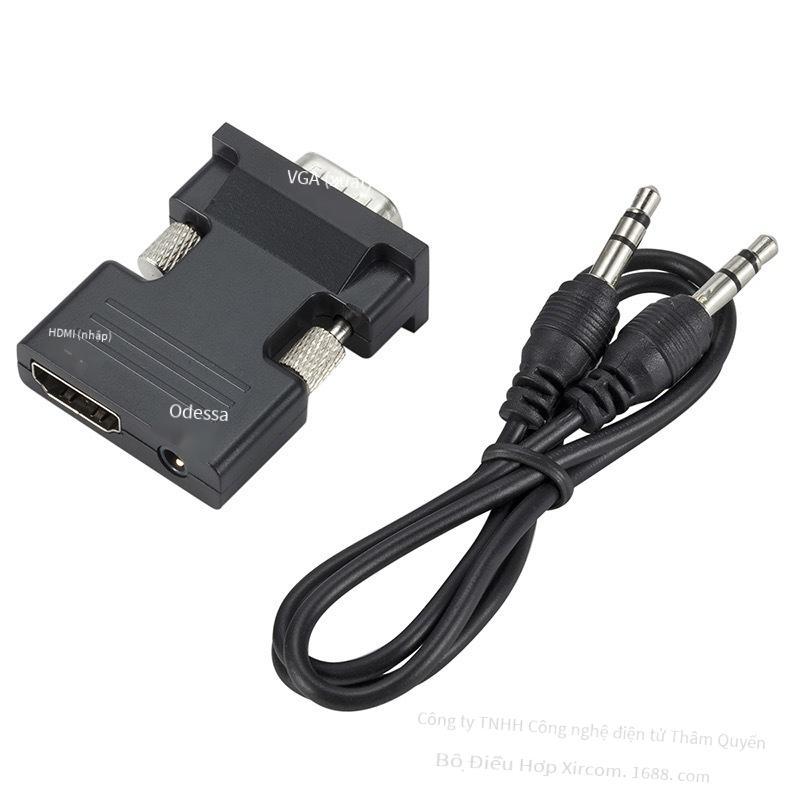 Phong cách mới nhất đang bán chạy bộ chuyển đổi HDMI nữ sang VGA nam với máy chiếu âm thanh máy tính chuyển đổi hdmi sang vga