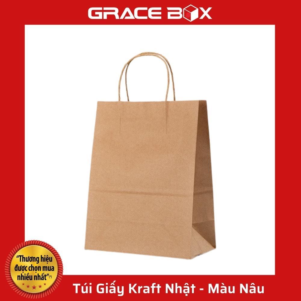 Túi Giấy Kraft Nhật Bản Cao Cấp - Màu Nâu