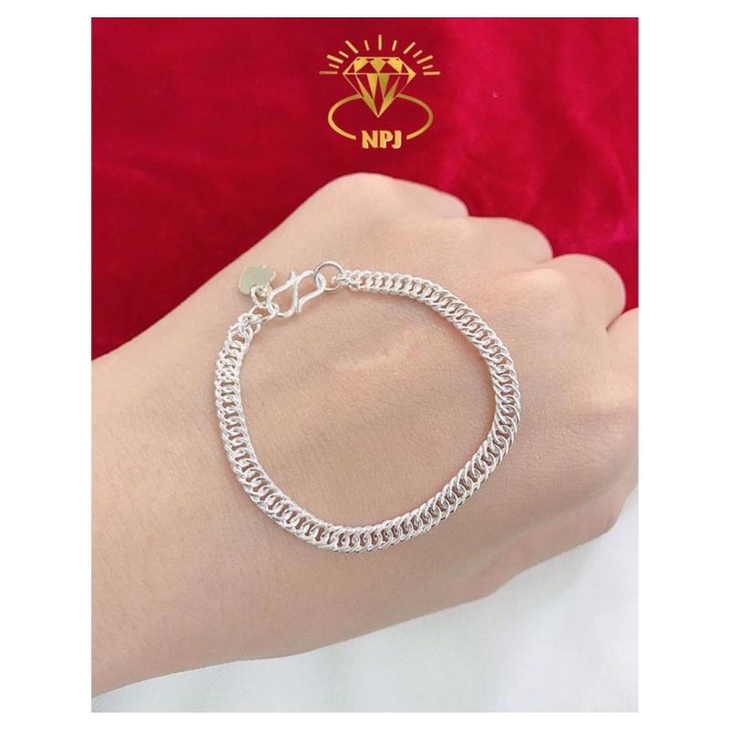 Lắc tay đơn cho bé yêu, Bạc Ta 100% _bạc npj