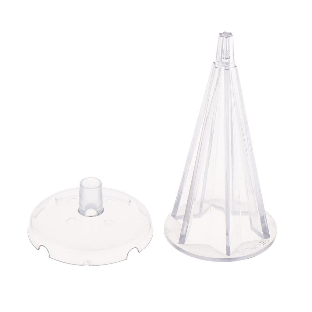 Cone Shaped Mold Candle Making Moulds for DIY Wedding Christmas Scented Candles Dried Flower Handmade Candle Tealight Candle Holder