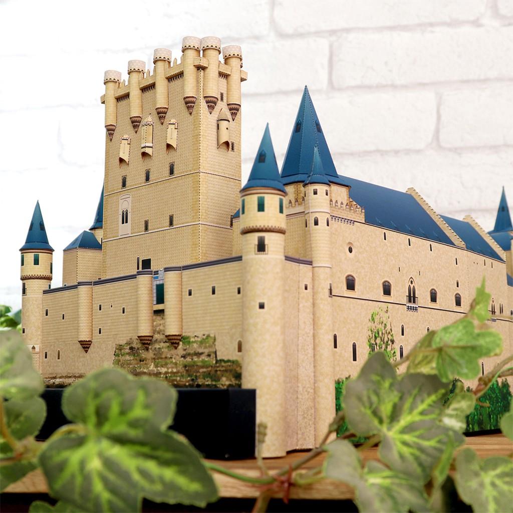 Mô hình giấy kiến trúc Lâu đài Segovia - Tây Ban Nha