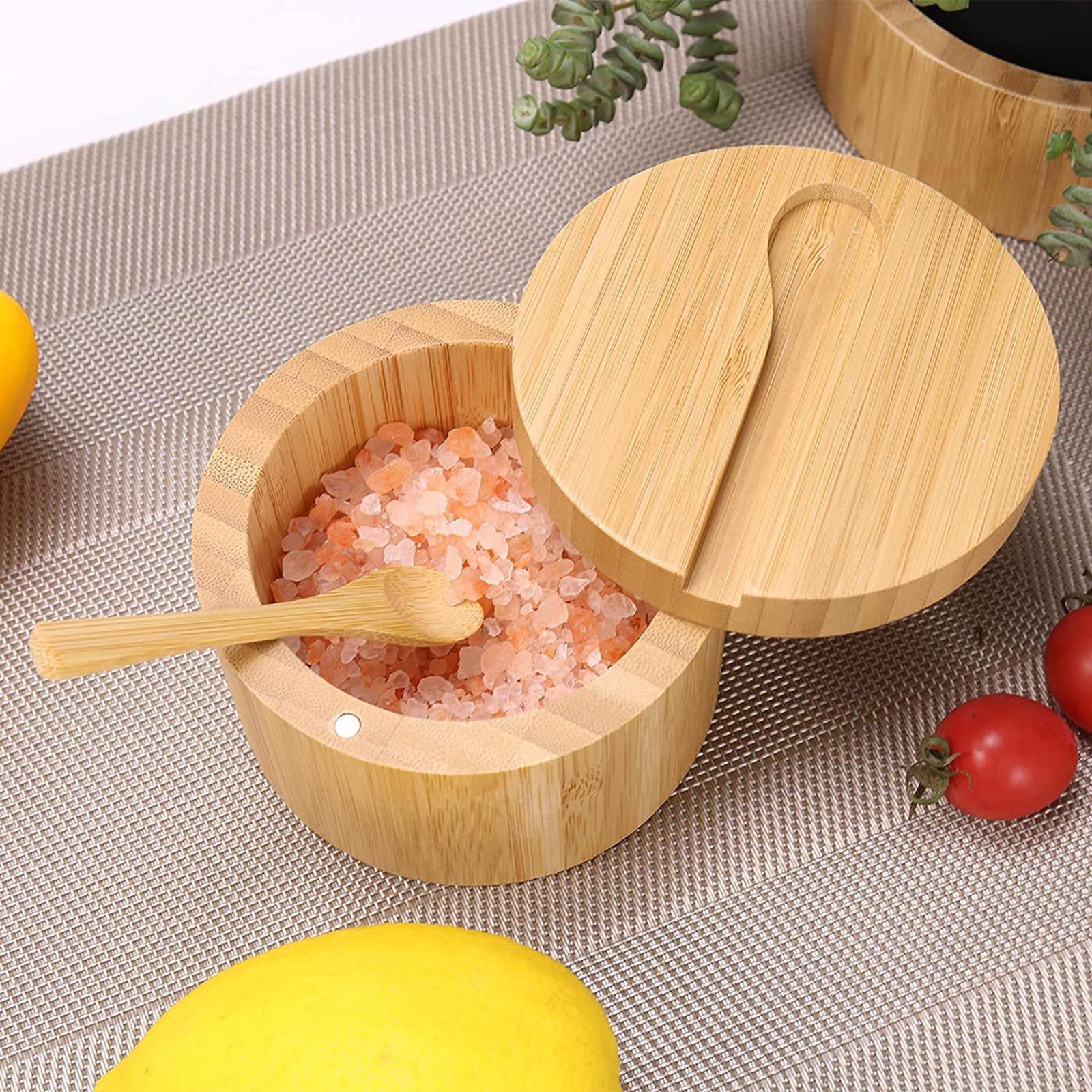 Wooden Spice Containers Multiuse Desk Office Storage for Home Cookie Kitchen
