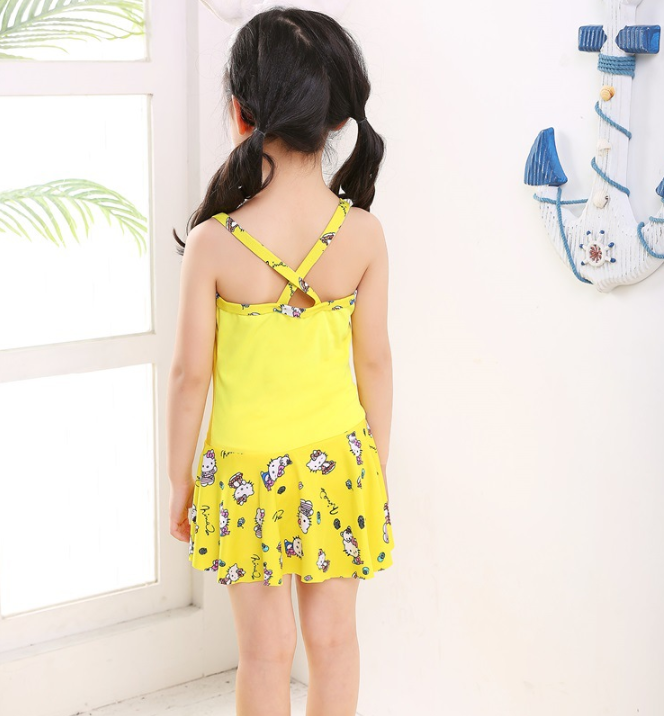 Đồ Bơi Bé Gái Họa Tiết Mèo Xinh BBO14 MayHomes Cute Babygirl Swimsuit