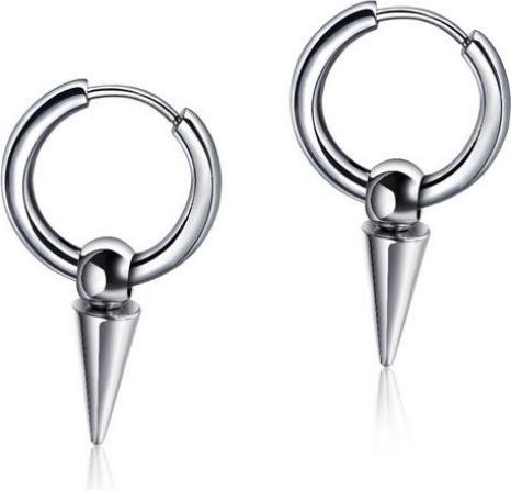 Bông Tai Nam Khoen Tròn KPOP Chất Liệu Thép Titan Không Đen Không Dị Ứng TT 2268 - 1 Cặp