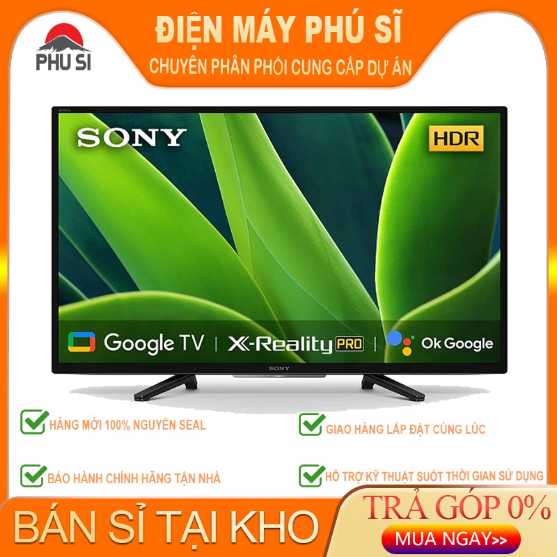 Google Tivi Sony 2K 32 inch KD-32W830K - Model 2022