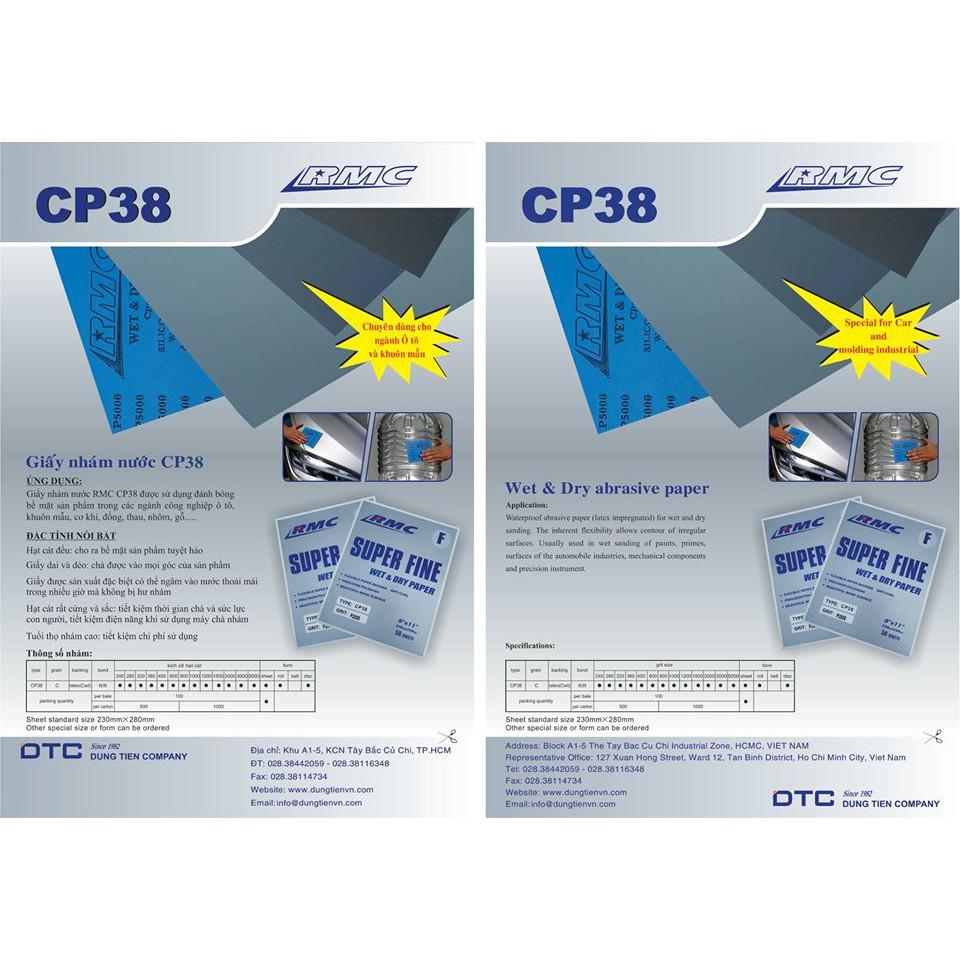 Giấy nhám nước siêu mịn đánh bóng gương Epoxy Resin, Inox, Đá, Kim Loại, Ô tô