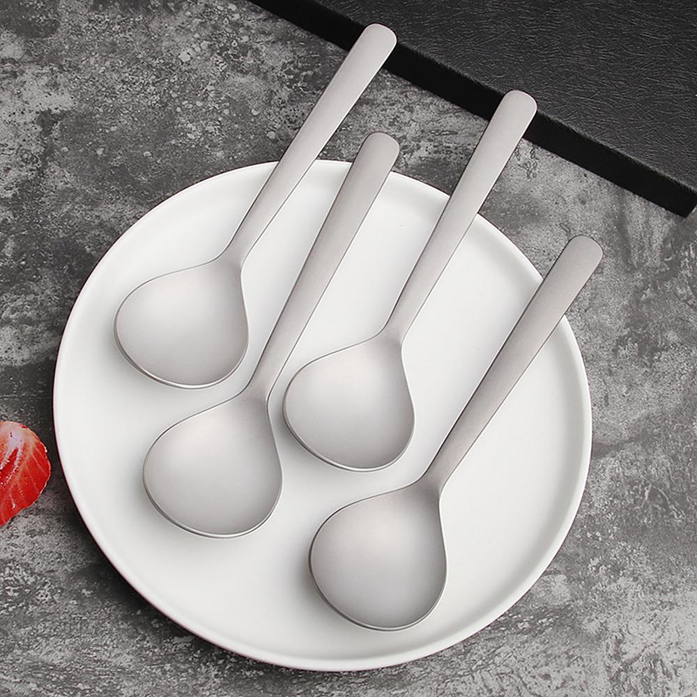 Dụng cụ muỗng ăn siêu nhẹ titanium để cắm trại & Picnic