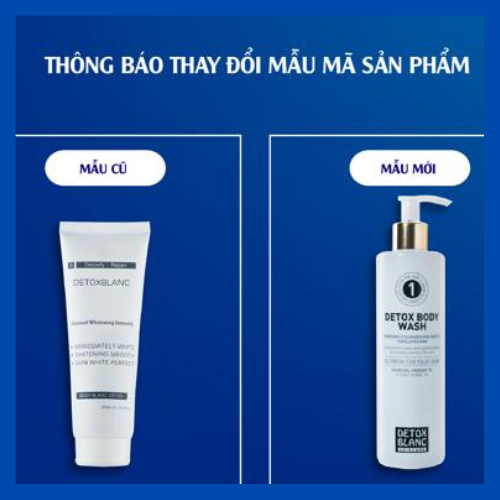 Sữa TắmThải Độc Và Làm Trắng Da Body BlanC Bath Detox Số 5 - Tặng Kèm Khẩu Trang Nijia Siêu Xinh