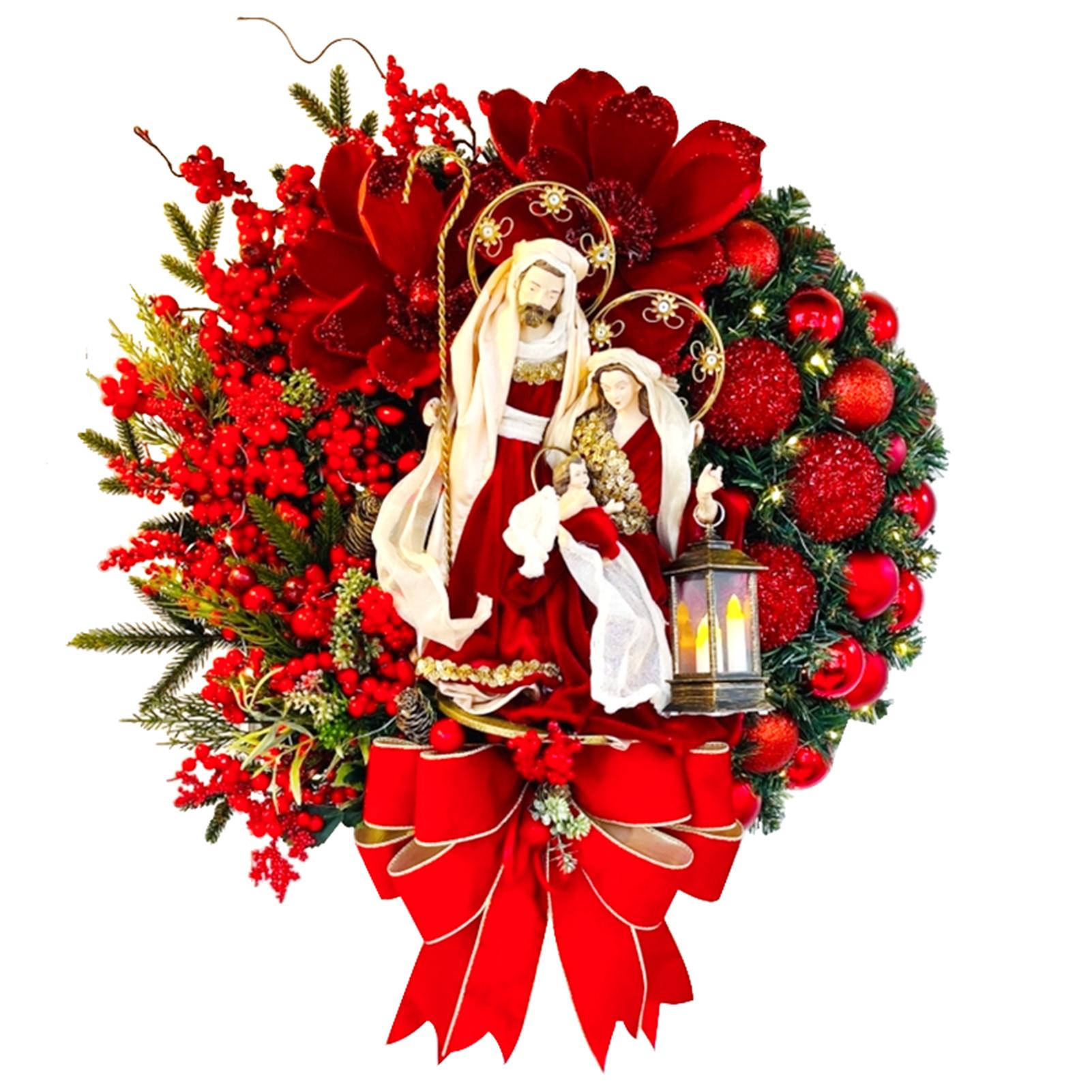 Vòng Hoa Trang Trí Cửa Giáng Sinh