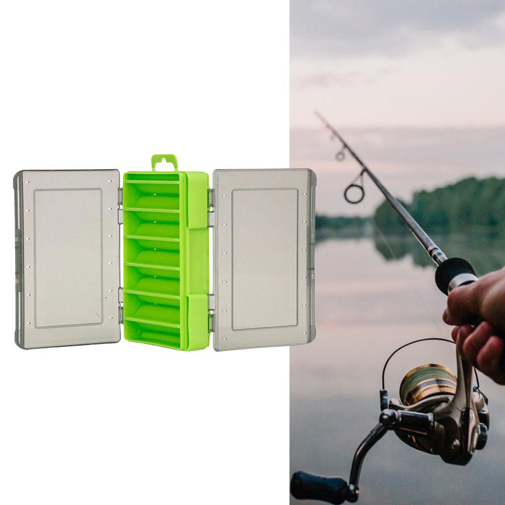 Fishing  Box Clear Double Sided  Storage Container Organizer