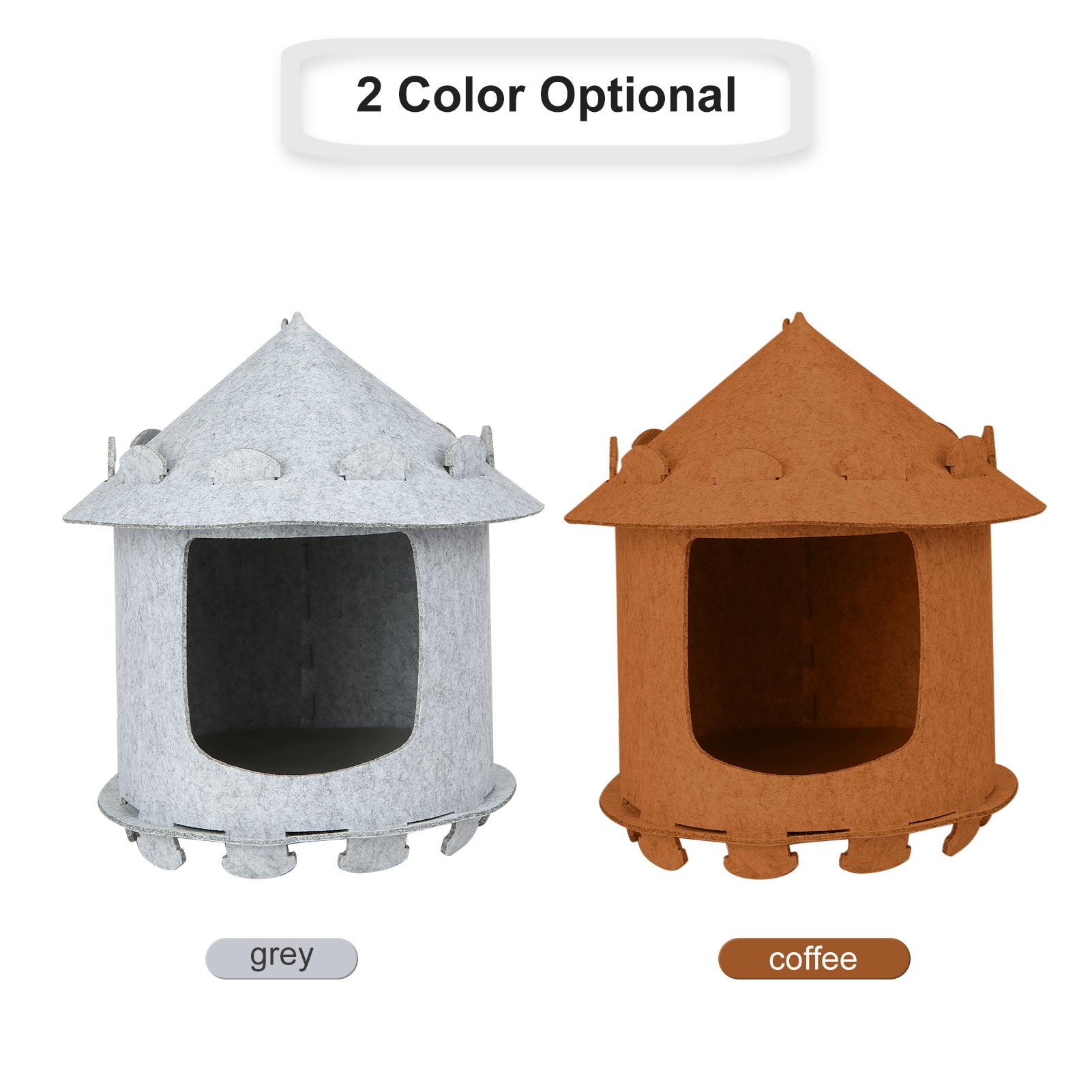 Giường cho mèo với đệm có thể tháo rời, phù hợp với mèo bé hơn 7.5kg