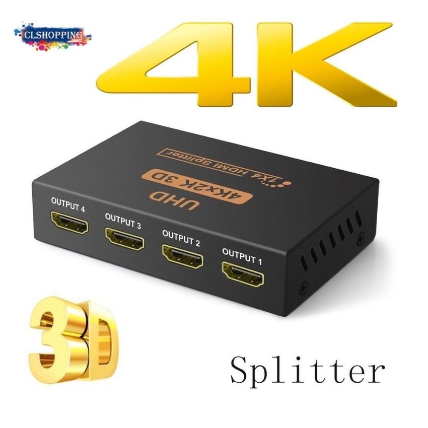 Bộ chia HDMI 4K 1 ra 2, 1 ra 4 Full HD