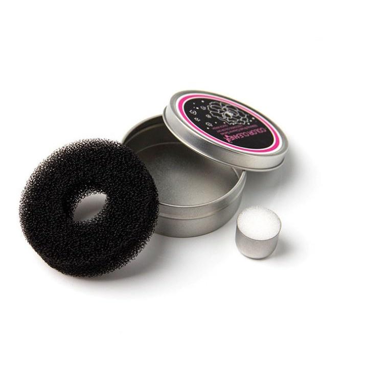 Hộp vệ sinh cọ khô,phủi cọ bằng thiếtc chắc chắn - Hity Beauty