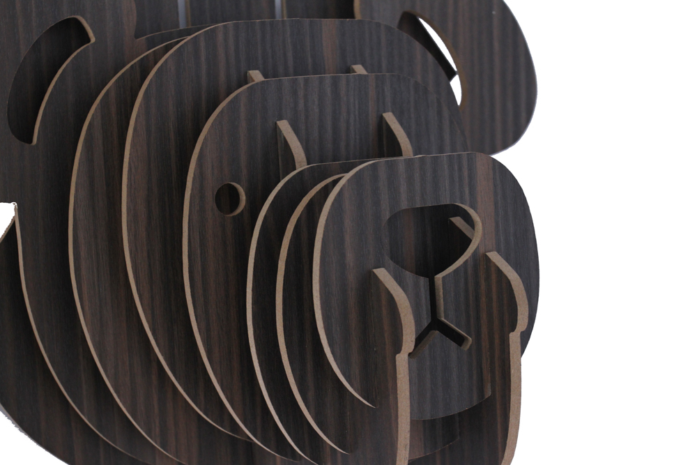 Đầu Gấu decor treo tường