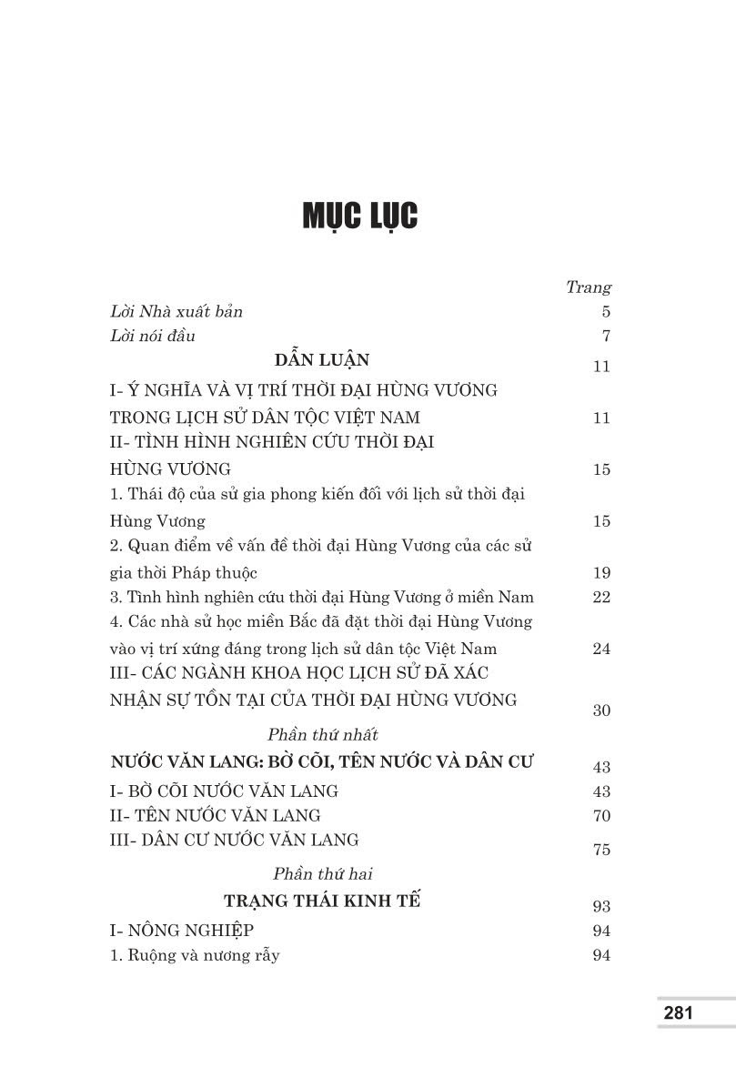 Thời đại Hùng Vương (Lịch sử - Kinh tế - Chính trị - Văn hóa - Xã hội)