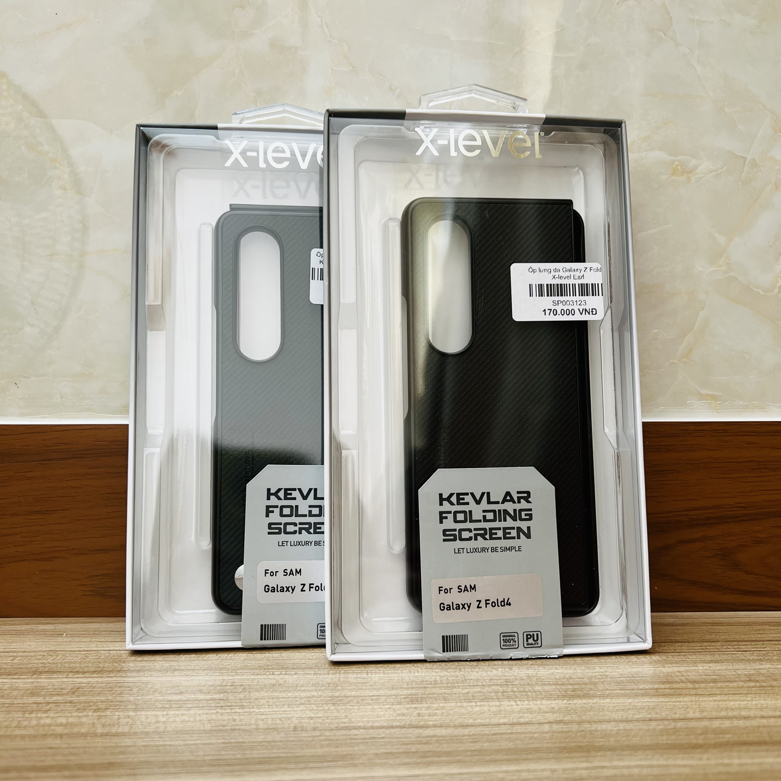 Ốp lưng X-level Kevlar dành cho Galaxy Z Fold 4 chống vân tay - hàng chính hãng