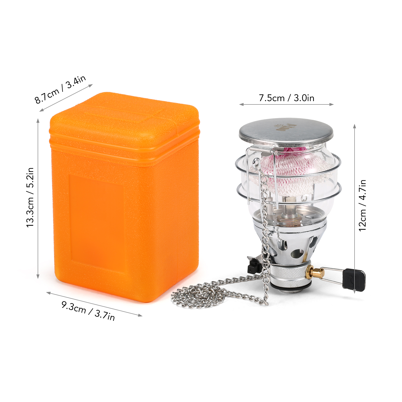 Đèn Treo Cắm Trại Mini Khí Đốt Butan Tiện Dụng