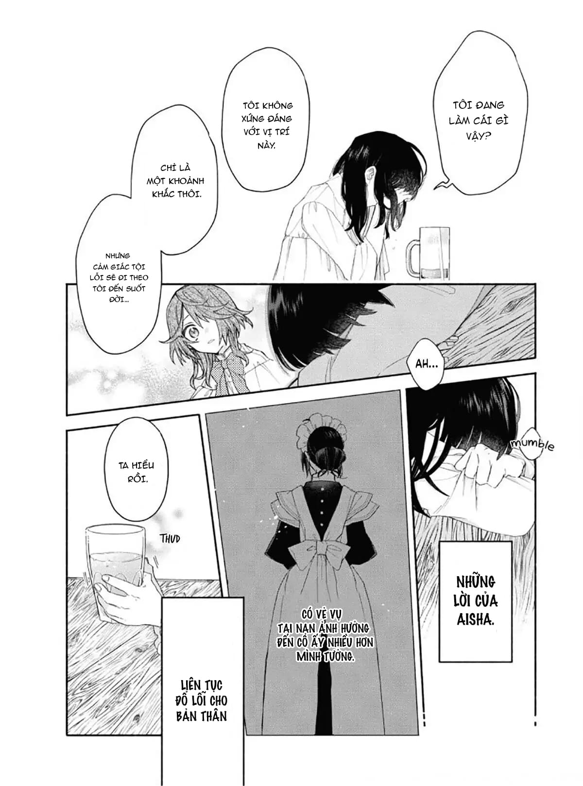 vì đã trở về thân phận ác nữ nên tôi nghĩ mình sẽ chạy trốn khỏi hoàng tử CHƯƠNG 4 14