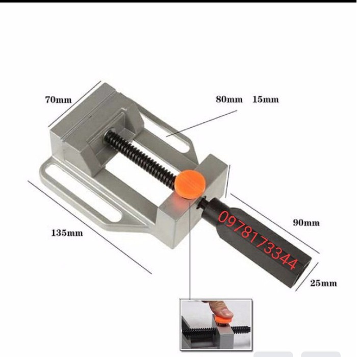 Ê tô bàn kẹp tháo ráp nhanh 70mm