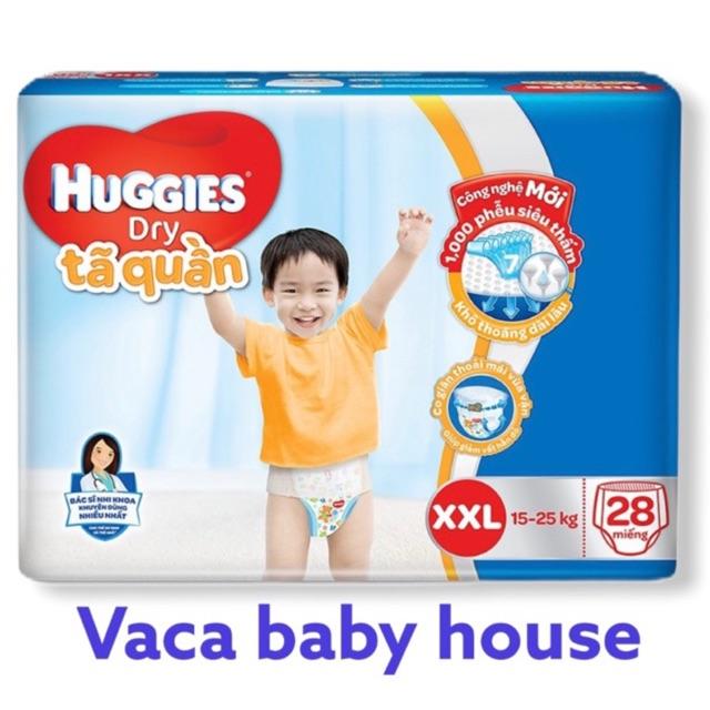 TÃ QUẦN HUGGIES DRY M40/L36/XL32/XXL28