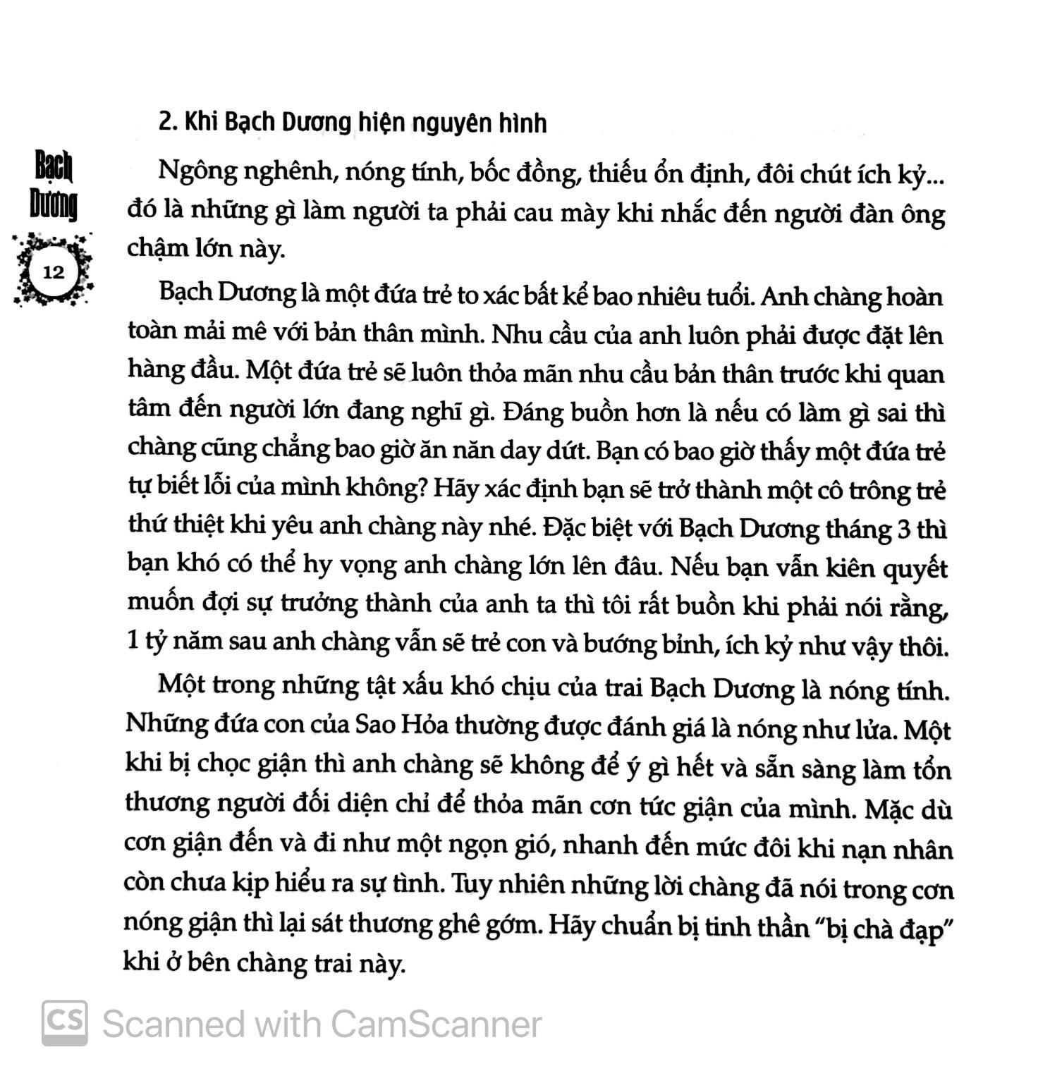 Bí Mật Đàn Ông 12 Cung