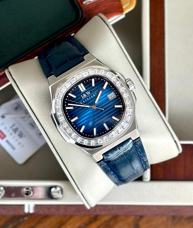 Đồng hồ nam chính hãng IW Carnival IW721G-7,kính sapphire,chống xước,chống nước 50m,Bh 24 tháng,máy cơ (automatic)