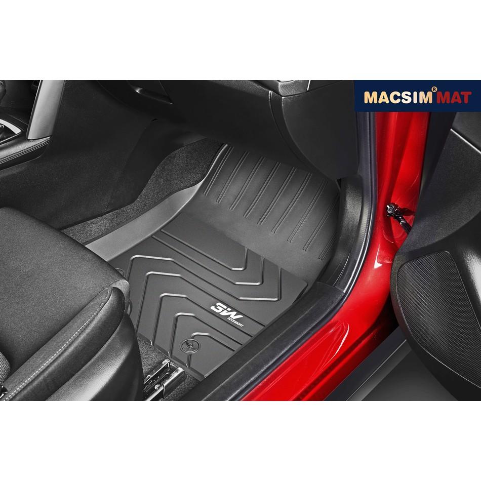 Thảm lót sàn ô tô MAZDA CX5 Nhãn hiệu Macsim 3W chất liệu nhựa TPE đúc khuôn cao cấp - màu đen