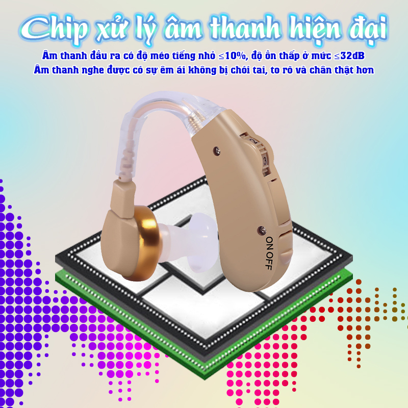 Máy (tai nghe) trợ thính không dây Axon V-189 - Kèm hộp đựng máy và phụ kiện