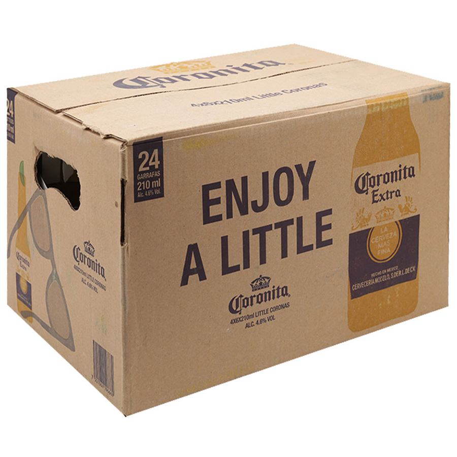 BIA CORONITA 24 CHAI 210ML