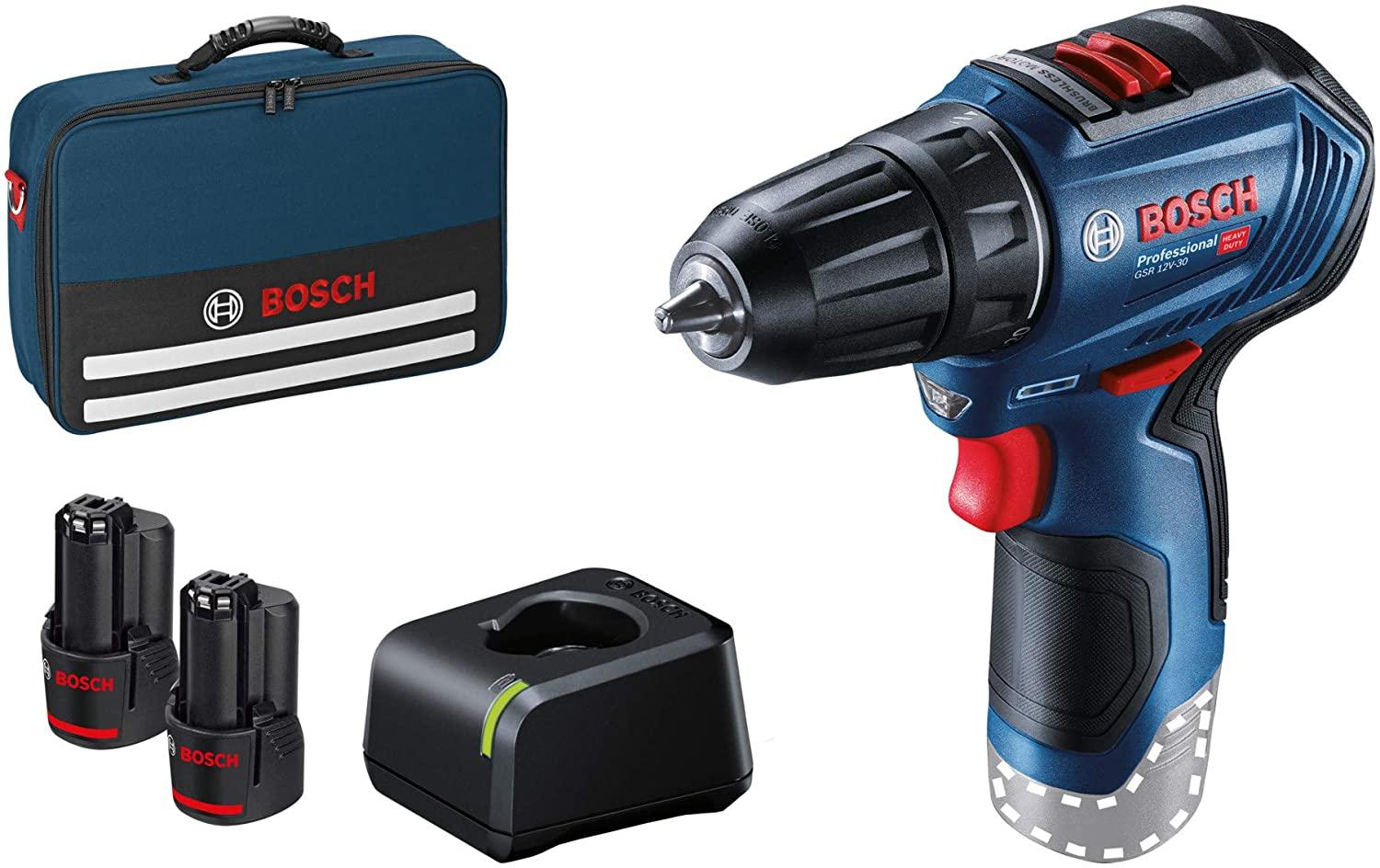 MÁY KHOAN VẶN VÍT DÙNG PIN 12V BOSCH GSR 12V-30 - HÀNG CHÍNH HÃNG