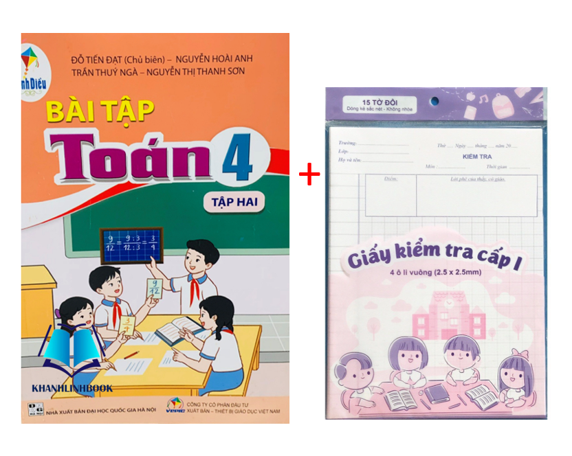 Sách - Bài tập toán 4 - tập 2