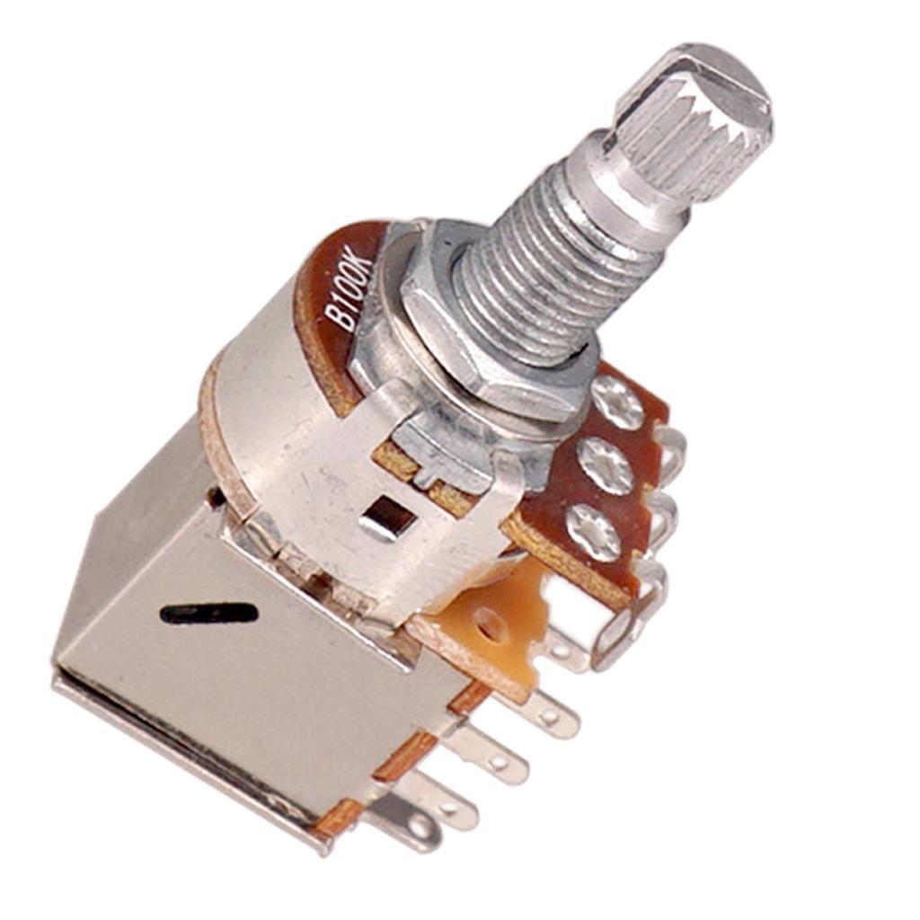 3X Push Pull Potentiometer Switch Control Pot for Electric Guitar Bass B100K