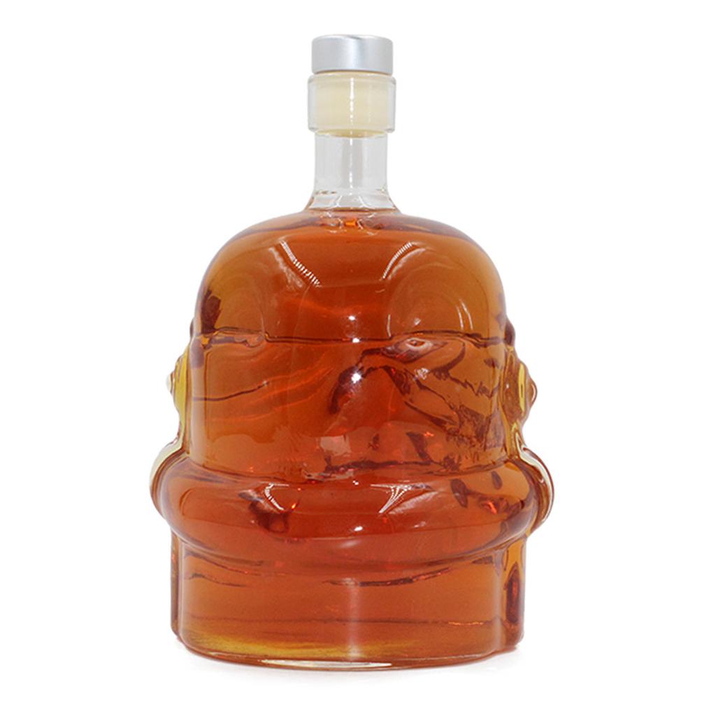 650ml Transparent Glass Decanter Wine Whisky Liquor Alcohol Glass Bottle Set