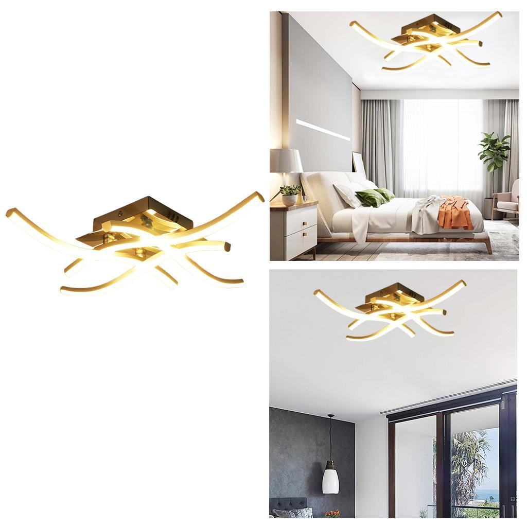 Modern 4-Bar LED Ceiling Light Indoor Kitchen Lamps Lighting Warm White