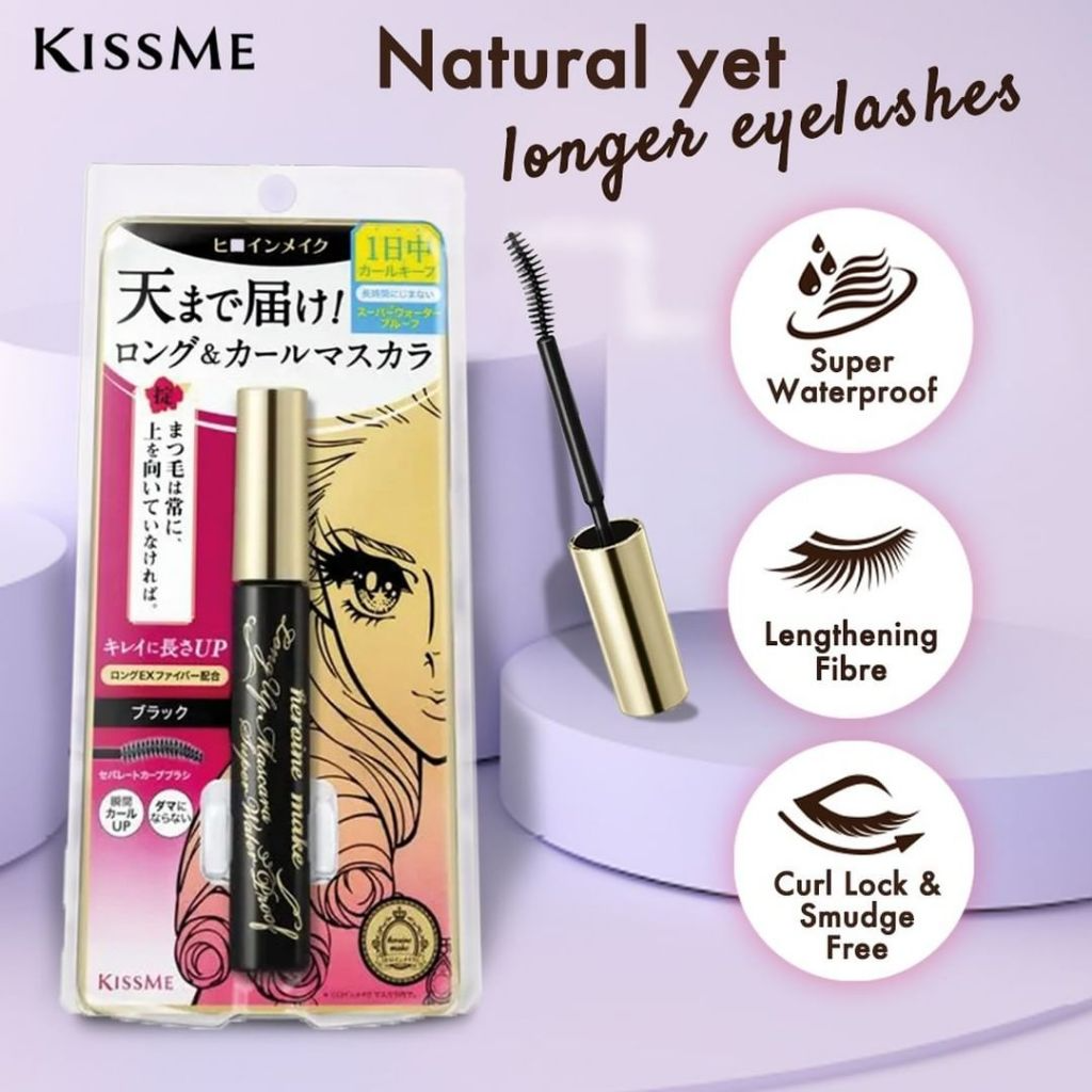 Set Vỉ Mascara Chuốt Mi Dài Và Mascara Tẩy Trang Mi Kissme Heroine (2 cây )