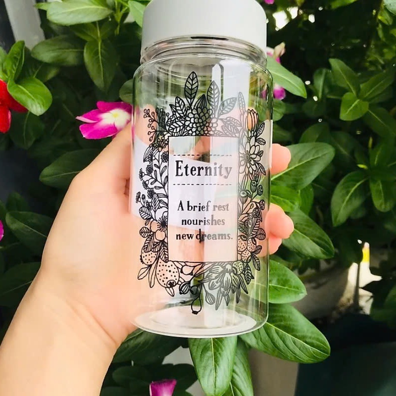Bình nước Tritan Yamada Flower 350ml - Hàng nội địa Nhật Bản nhập khẩu chính hãng