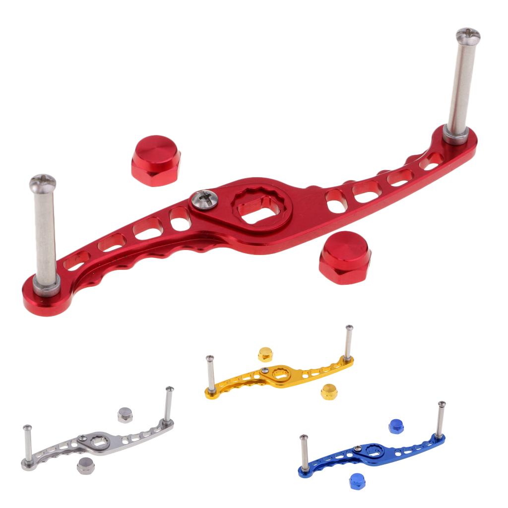 Aluminum Alloy Fishing Reel Handle Metal Rocker Arm for Baitcasting DIY Tool