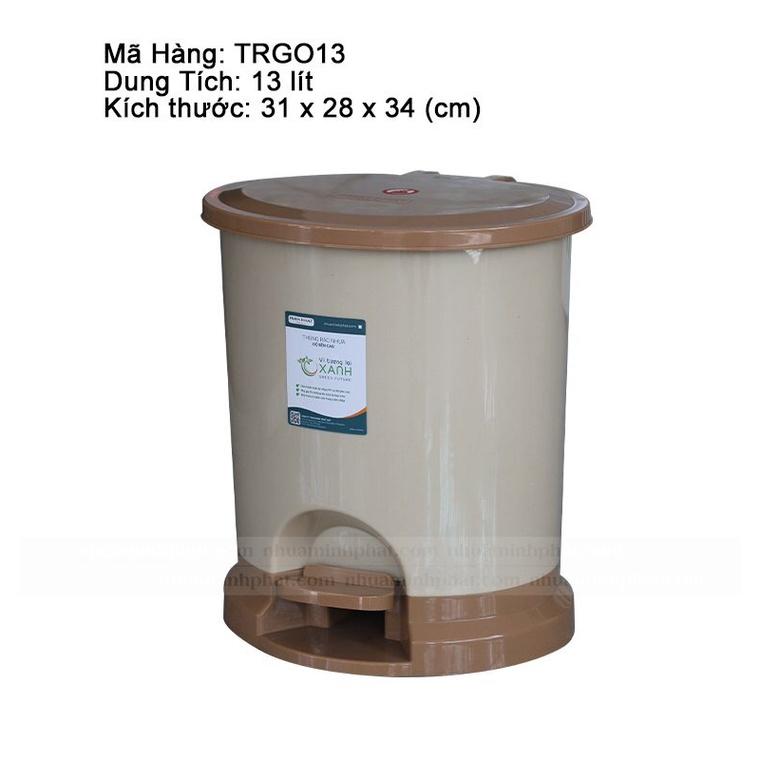 Thùng rác chân đạp Oval Nhí/ Nhỏ / Trung /Đại