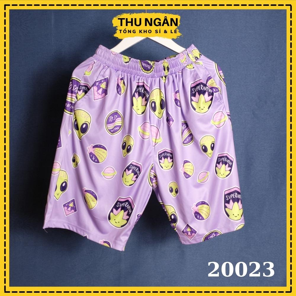 Quần Đùi Thun Unisex Cho Nam Nữ Chất Đẹp Cao Cấp Mặc Nhà 20023