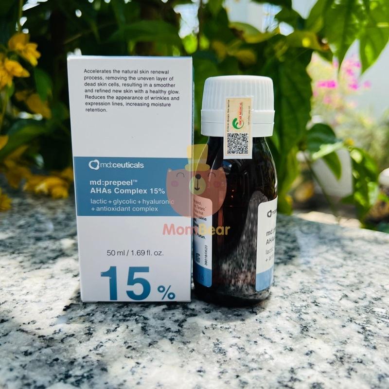 Dung Dịch Peel Căng Bóng Trắng Sáng Da MD Ceuticals MD Prepeel Ahas Complex 15% 50ml