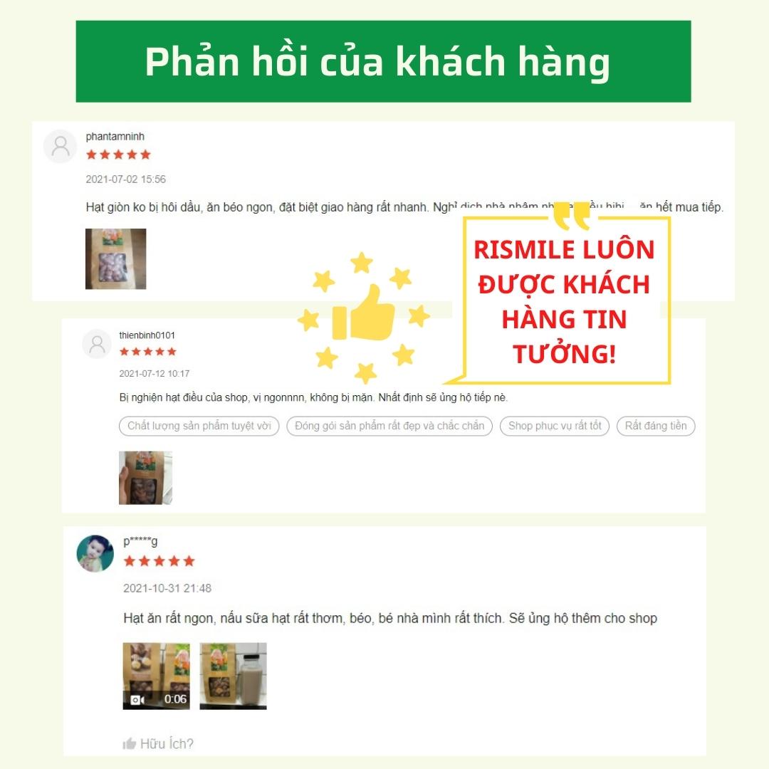 Hạt điều vỏ lụa Rismile (150 grams)