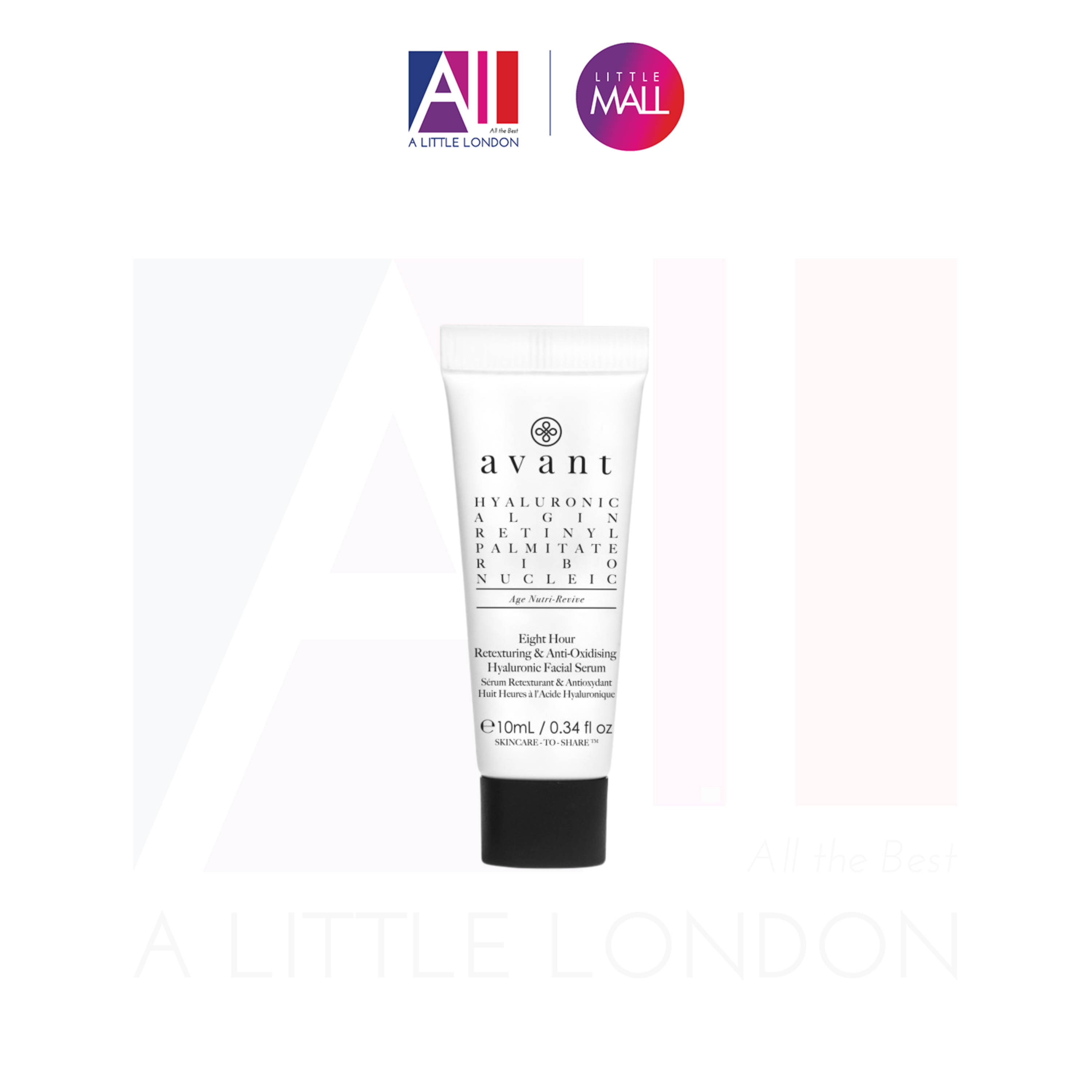 Gel rửa mặt làm sạch dịu nhẹ Avant Blue Volcanic Stone Purifying & Antioxidising Cleansing Gel 10ml