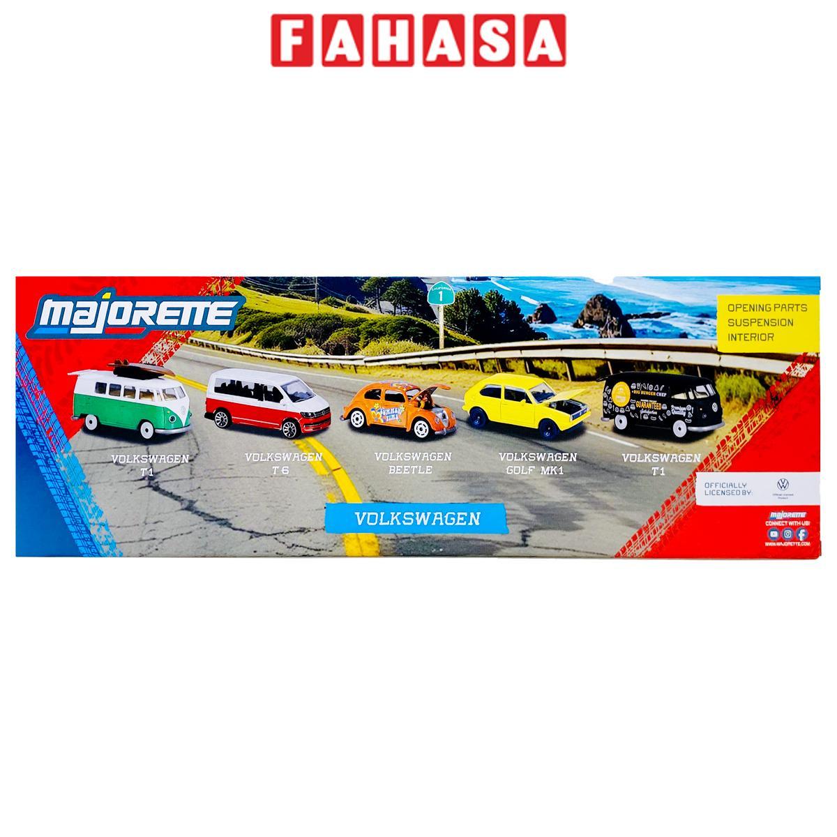 Bộ 5 Đồ Chơi Mô Hình Xe 5 Pieces Giftpack - Majorette 8502005000 - Volkswagen