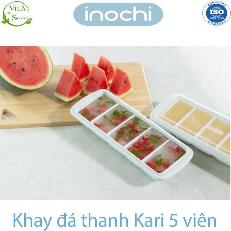 Khay Làm Đá, Khay Đá Kari Inochi - Khay Đá Dẻo Việt Nhật, Nhựa Dẻo Cao Cấp Kháng Khuẩn - Khử Mùi