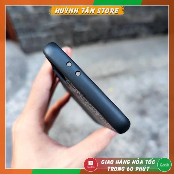 Ốp lưng s21 plus s21 plus 5g chống vân tay nhựa cứng viền đen giả vải JEAN 1 màu phụ kiện huỳnh tân store