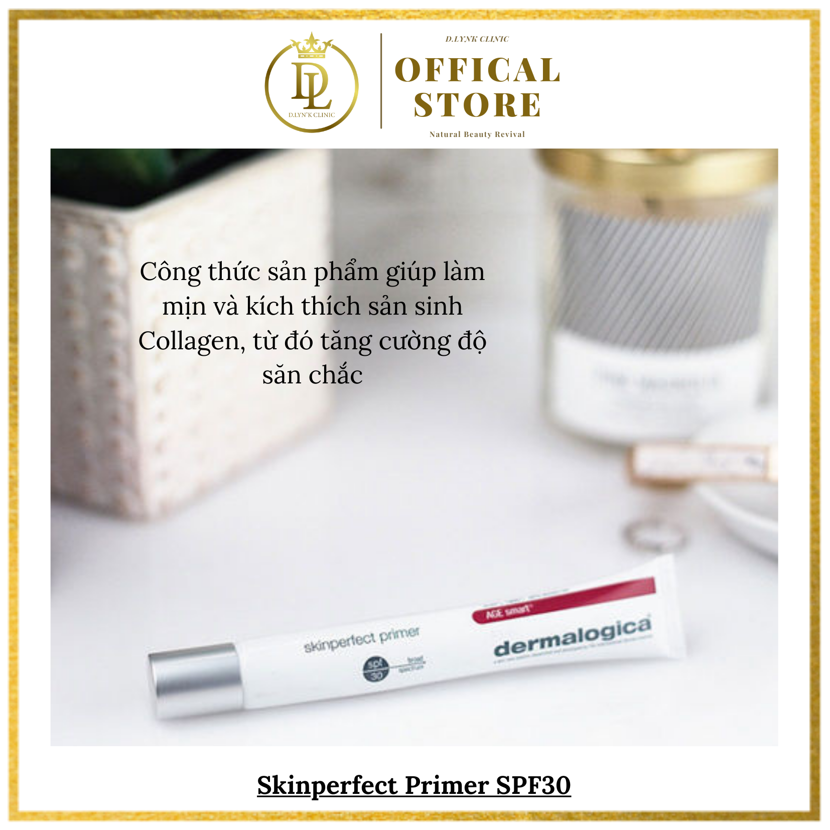 [HCM] Kem chống nắng có màu Dermalogica Skin Perfect Primer SPF30 22ml - giúp che khuyết điểm cho làn da