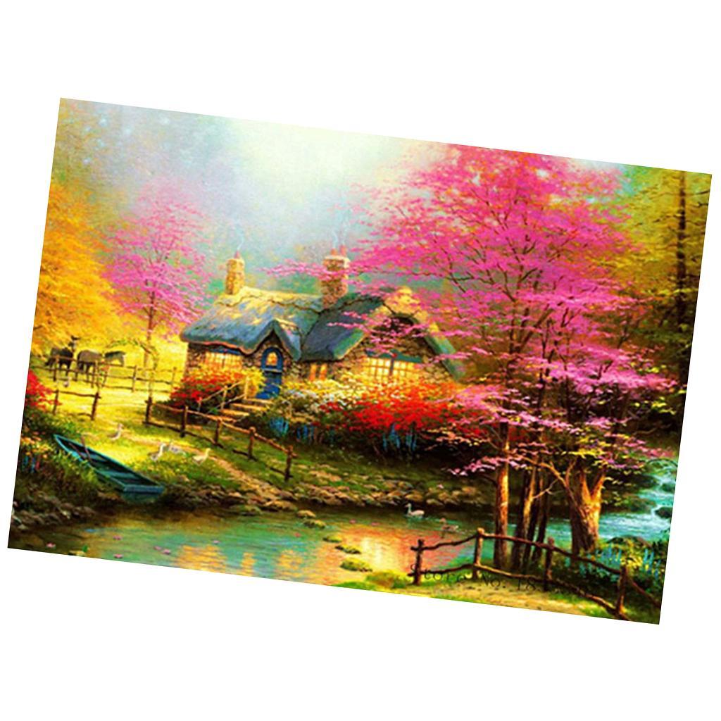 Handmade Diamond Embroidery, Full Drill, Rhinestone, 5D, DIY Diamond Painting Kit,Cross Stitch, Diamond Art Craft Painting Set, Home Wall Decoration, 30x40cm