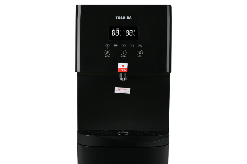 Cây nước nóng lạnh Toshiba RWF-W1830BV(K) - Chức năng Eco, tiết kiệm điện, Nút cảm ứng, Tự ngắt điện khi quá tải - Hàng chính hãng - Bảo hành 12 tháng, Chất lượng Nhật bản